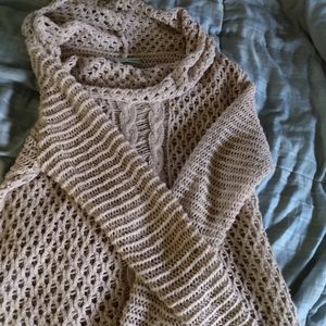 Knitted sweater dress